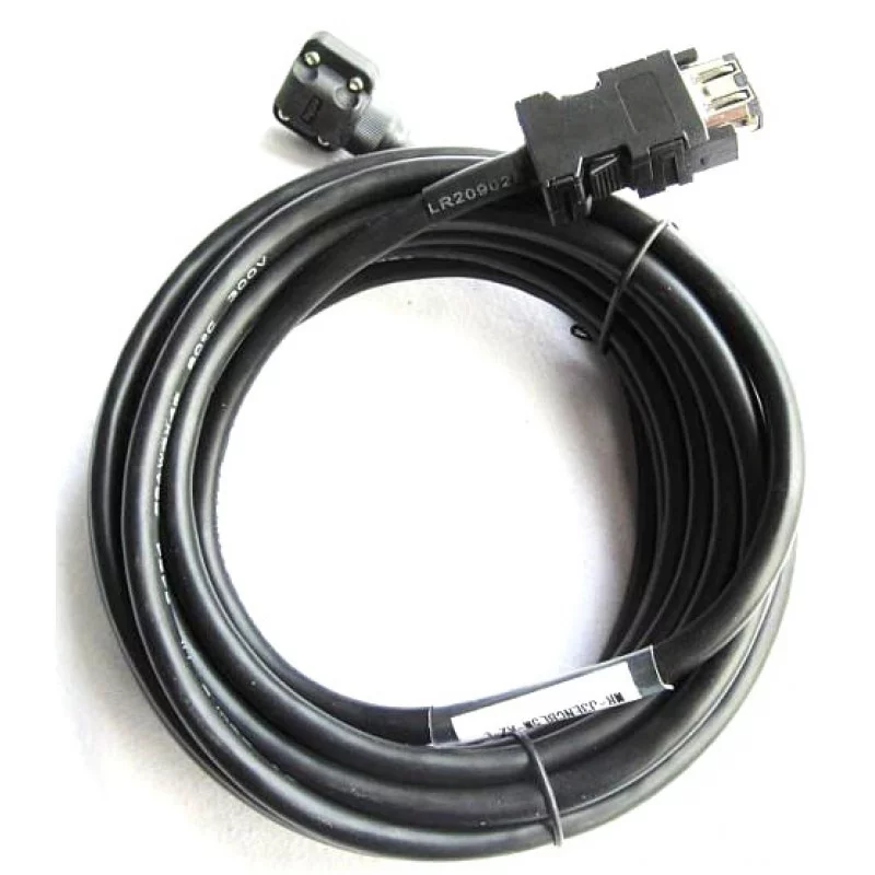 Кабель 5м, выход кабеля в направлении вала двигателя, IP65 MR-PWS1CBL5M-A1-L